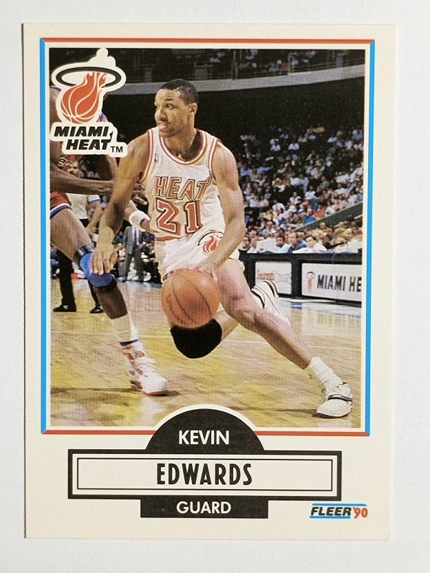 1990-91 Fleer #99 Kevin Edwards