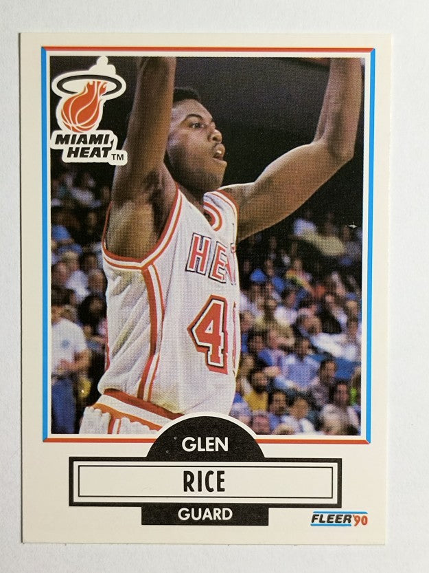 1990-91 Fleer #101 Glen Rice RC