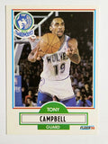 1990-91 Fleer #112 Tony Campbell