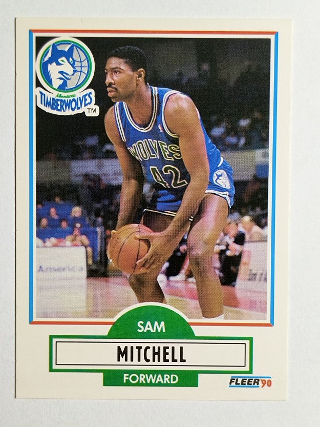 1990-91 Fleer #114 Sam Mitchell RC