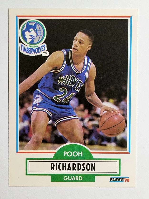 1990-91 Fleer #116 Pooh Richardson RC