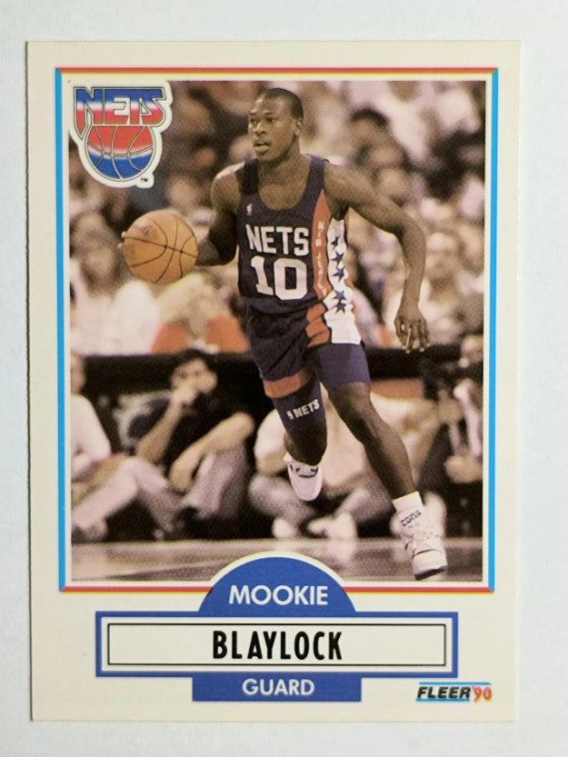 1990-91 Fleer #117 Mookie Blaylock RC