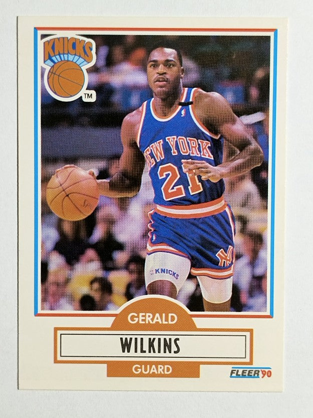1990-91 Fleer #131 Gerald Wilkins
