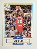 1990-91 Fleer #138 Ron Anderson