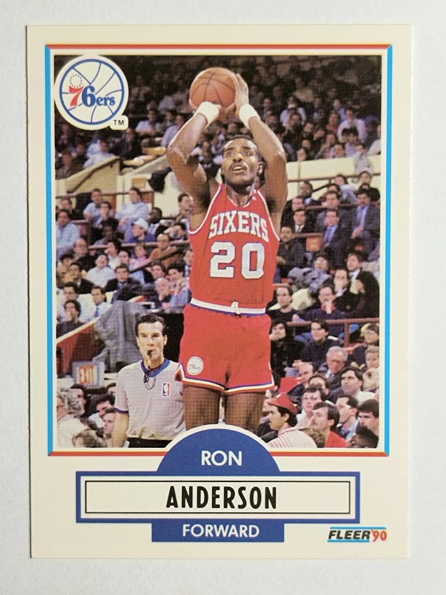 1990-91 Fleer #138 Ron Anderson