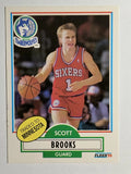 1990-91 Fleer #140 Scott Brooks