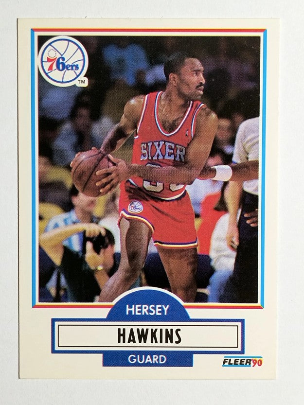 1990-91 Fleer #143 Hersey Hawkins