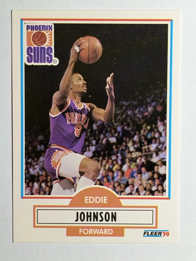 1990-91 Fleer #148 Eddie Johnson