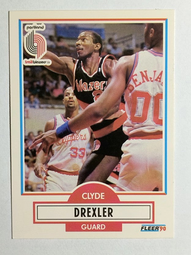 1990-91 Fleer #154 Clyde Drexler