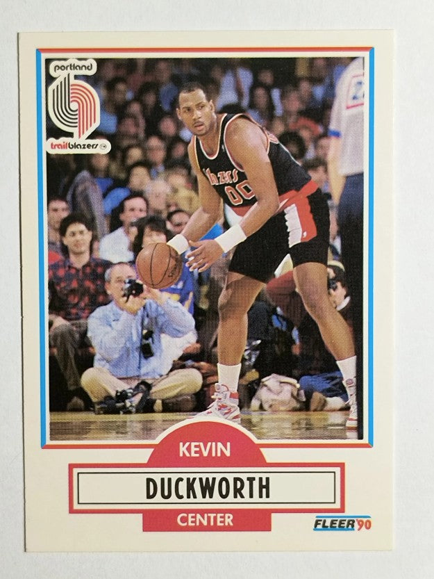 1990-91 Fleer #155 Kevin Duckworth