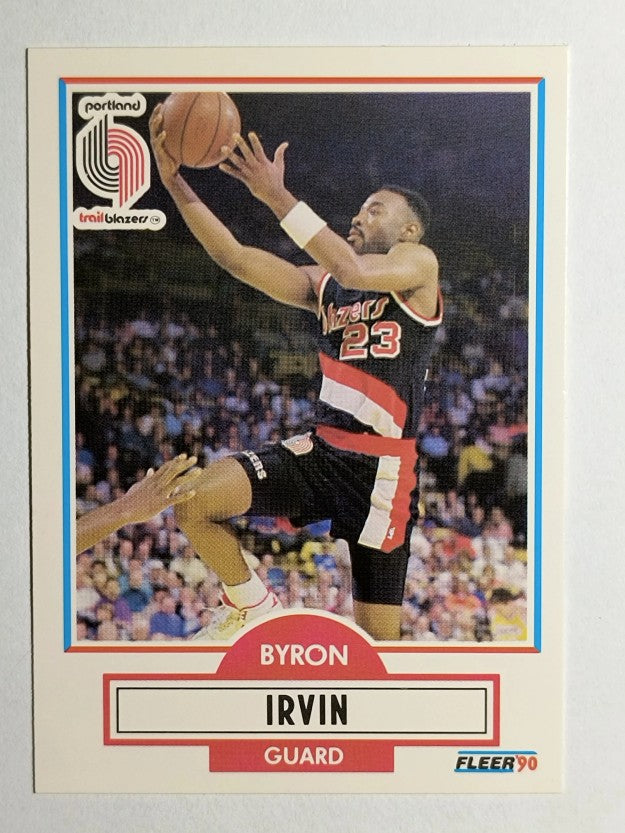 1990-91 Fleer #156 Byron Irvin