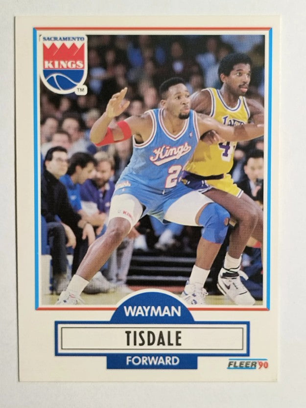 1990-91 Fleer #167 Wayman Tisdale