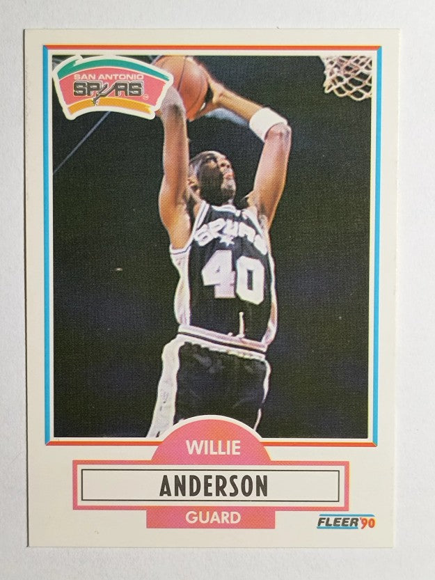 1990-91 Fleer #168 Willie Anderson
