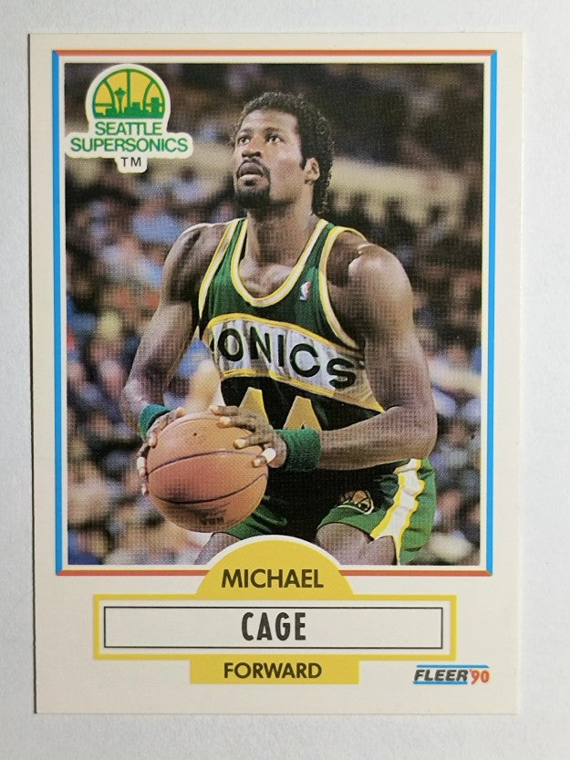 1990-91 Fleer #176 Michael Cage