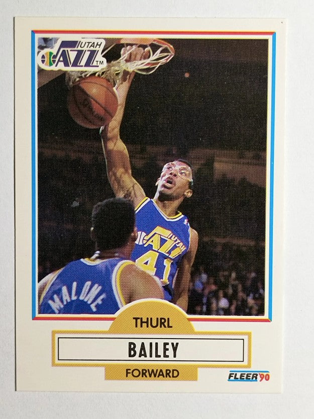1990-91 Fleer #182 Thurl Bailey