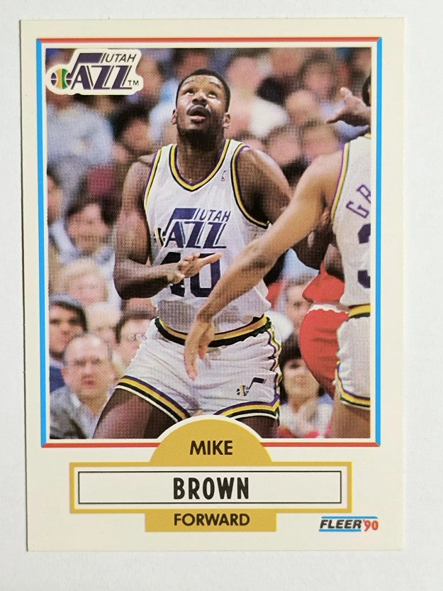 1990-91 Fleer #183 Mike Brown