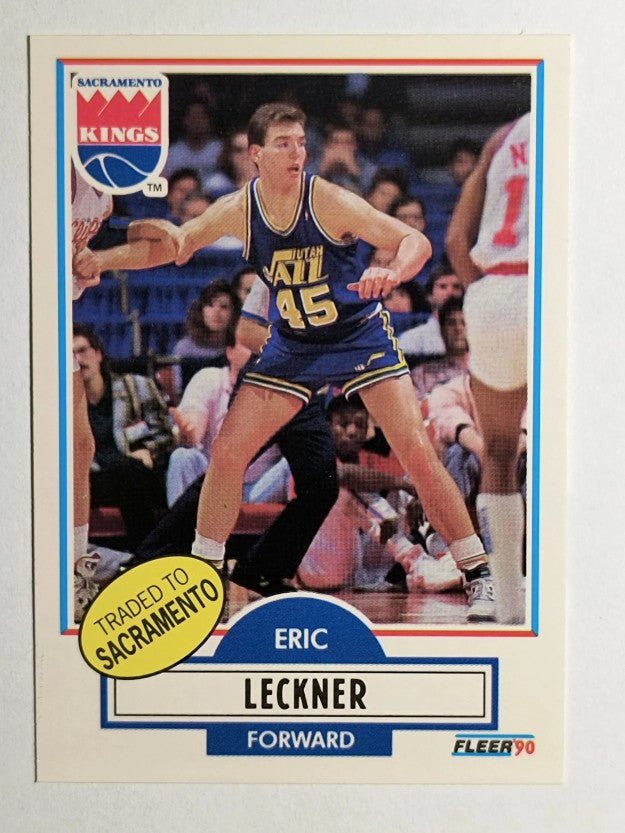 1990-91 Fleer #187 Eric Leckner