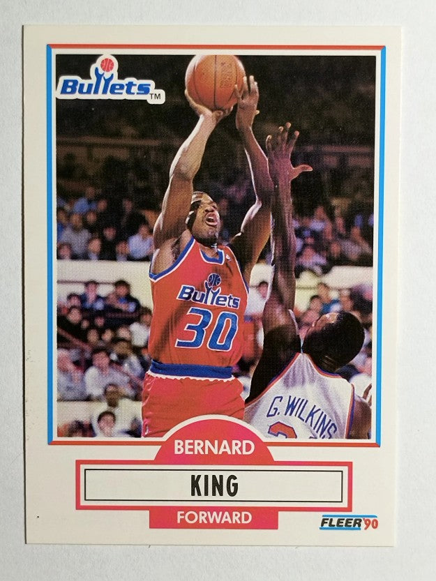 1990-91 Fleer #194 Bernard King