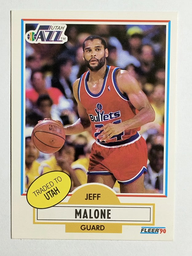 1990-91 Fleer #195 Jeff Malone