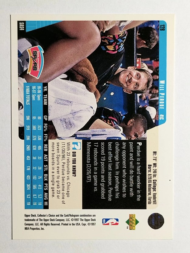 1997-98 Collector's Choice #128 Will Perdue