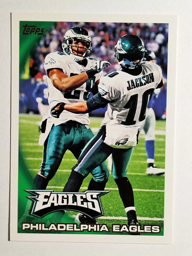 2010 Topps #73 Philadelphia Eagles Team/DeSean Jackson