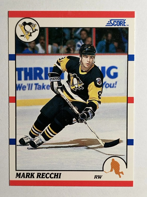 1990-91 Score #186 Mark Recchi RC
