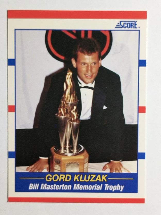 1990-91 Score #367 Gord Kluzak Mast
