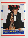 1990-91 Score #367 Gord Kluzak Mast