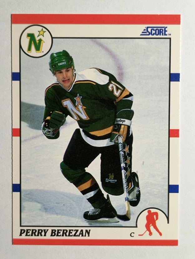 1990-91 Score #379 Perry Berezan RC