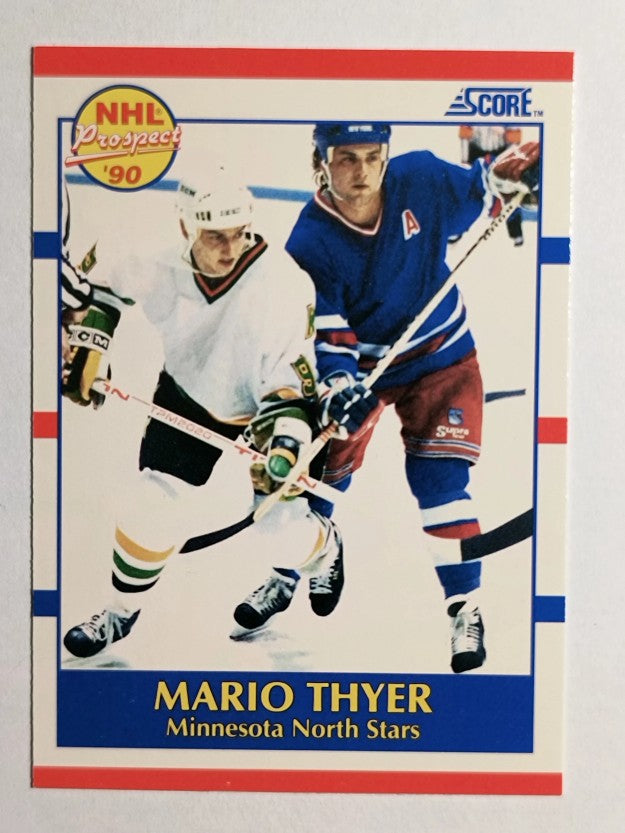 1990-91 Score #382 Mario Thyer RC