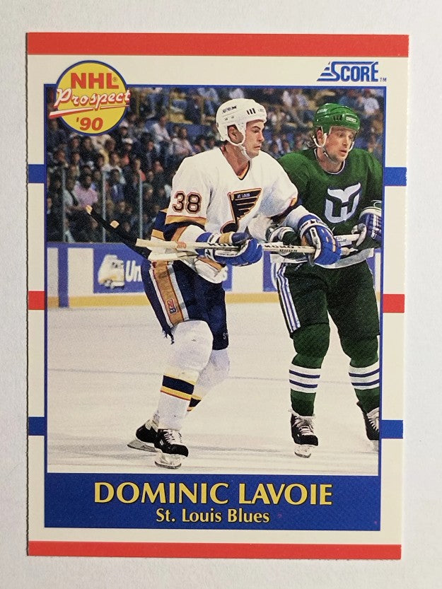 1990-91 Score #416 Dominic Lavoie RC