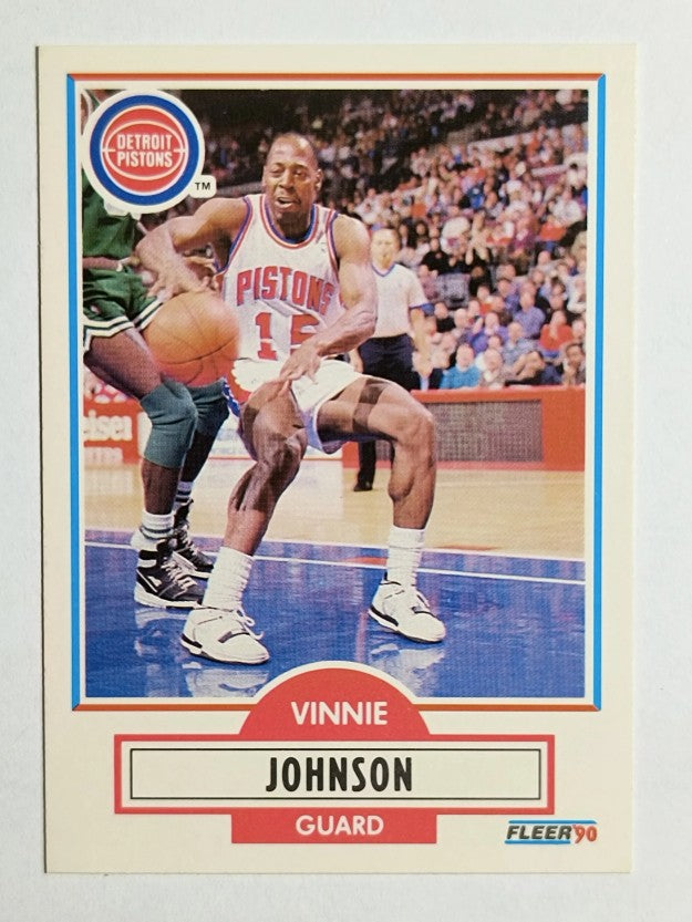 1990-91 Fleer #57 Vinnie Johnson