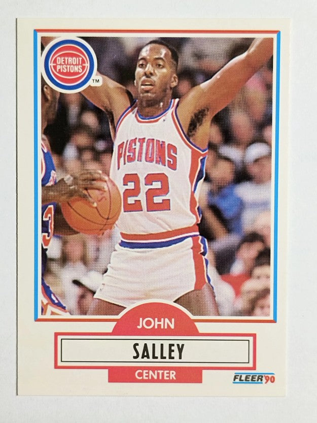 1990-91 Fleer #60 John Salley