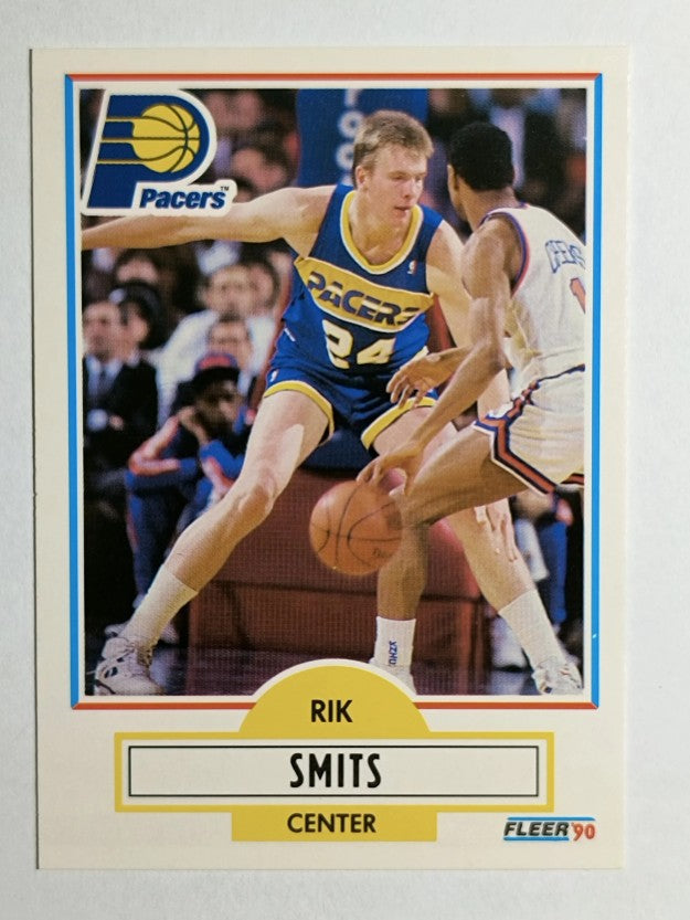 1990-91 Fleer #82 Rik Smits
