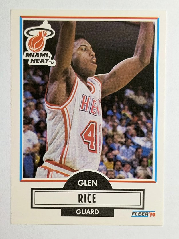 1990-91 Fleer #101 Glen Rice RC