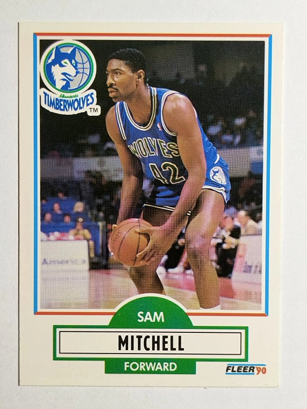1990-91 Fleer #114 Sam Mitchell RC
