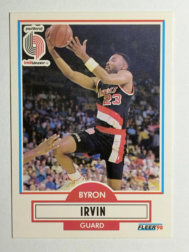 1990-91 Fleer #156 Byron Irvin