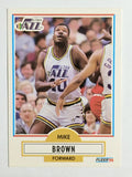 1990-91 Fleer #183 Mike Brown