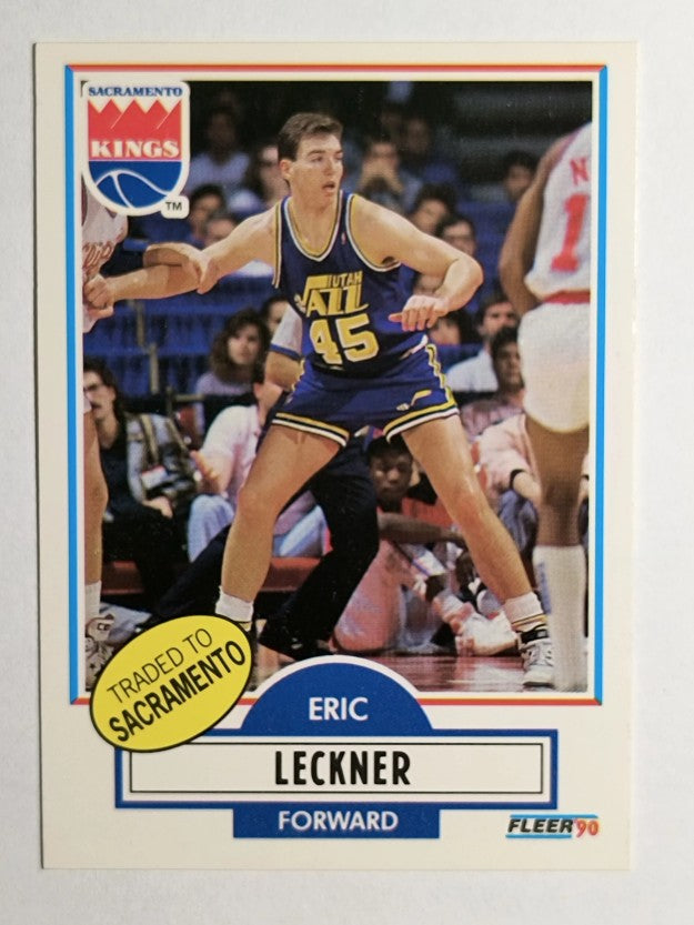 1990-91 Fleer #187 Eric Leckner