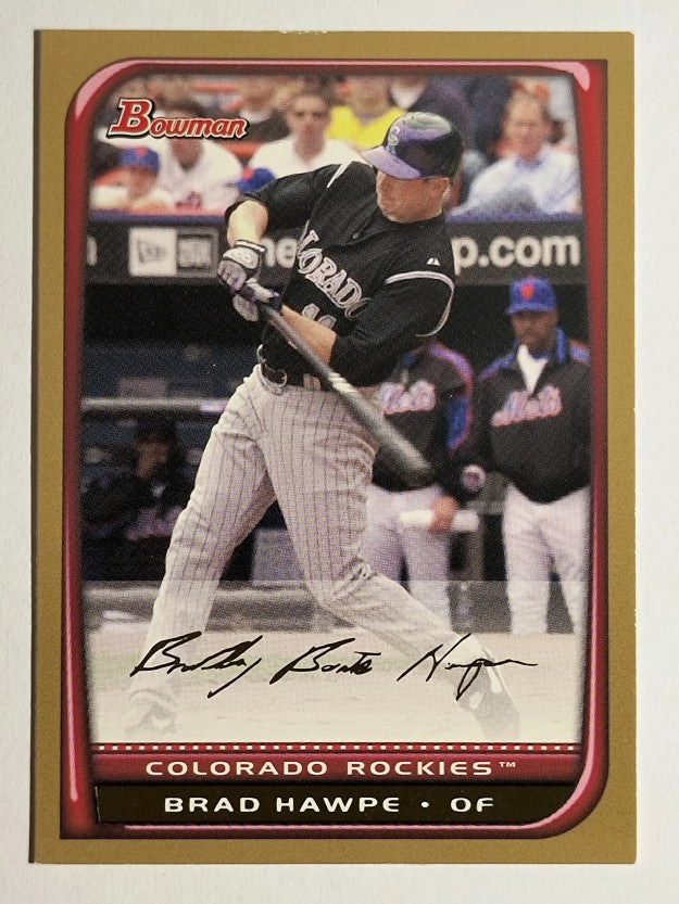 2008 Bowman Gold #164 Brad Hawpe