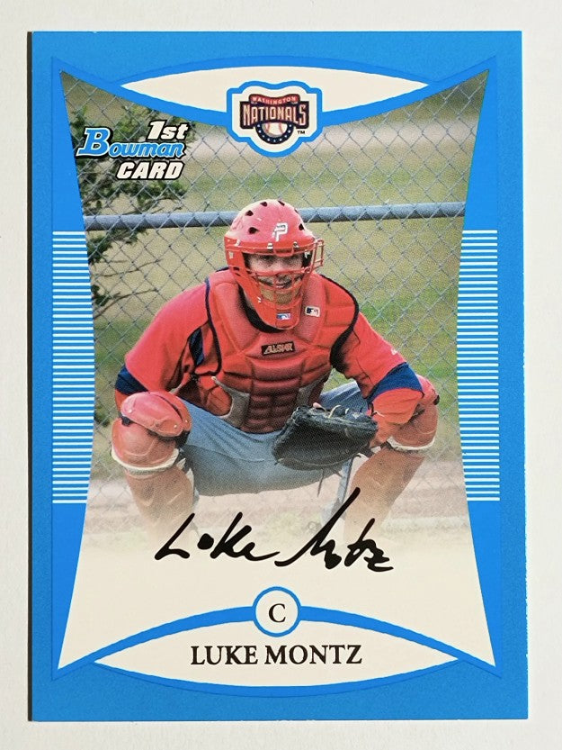 2008 Bowman Prospects Blue #BP43 Luke Montz