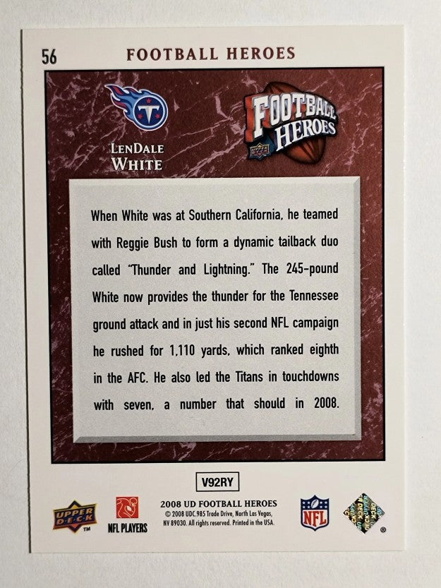2008 Upper Deck Heroes #56 LenDale White