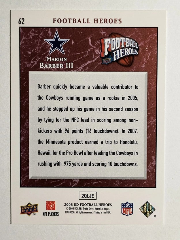 2008 Upper Deck Heroes #62 Marion Barber