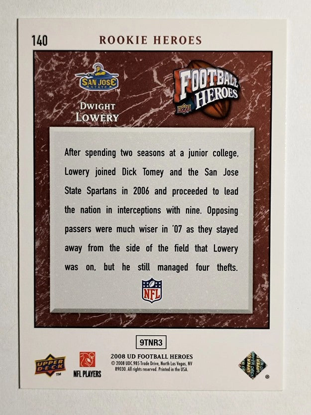 2008 Upper Deck Heroes #140 Dwight Lowery RC