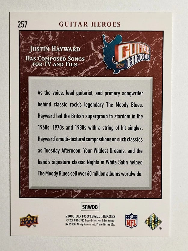 2008 Upper Deck Heroes #257 Justin Hayward