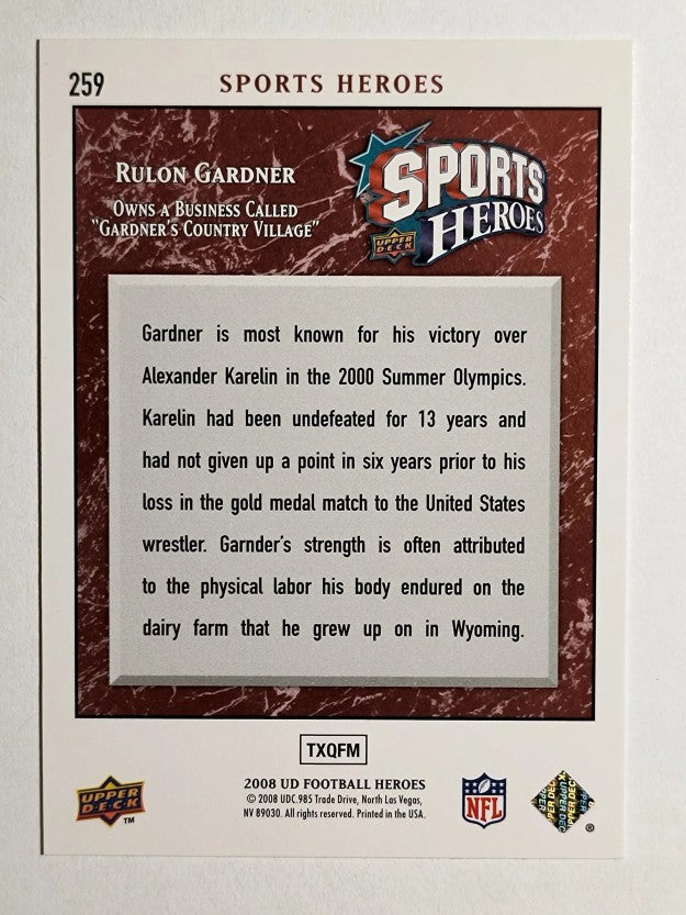 2008 Upper Deck Heroes #259 Rulon Gardner