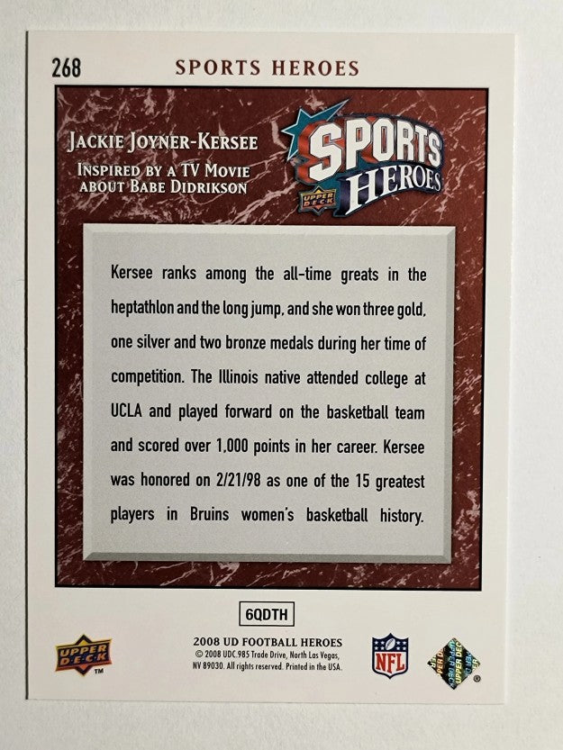 2008 Upper Deck Heroes #268 Jackie Joyner-Kersee