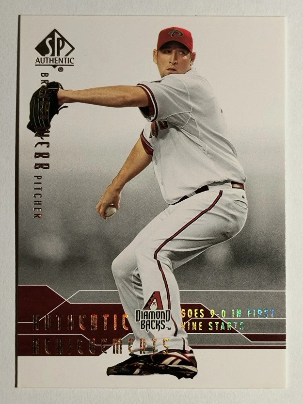 2008 SP Authentic Authentic Achievements #AA10 Brandon Webb
