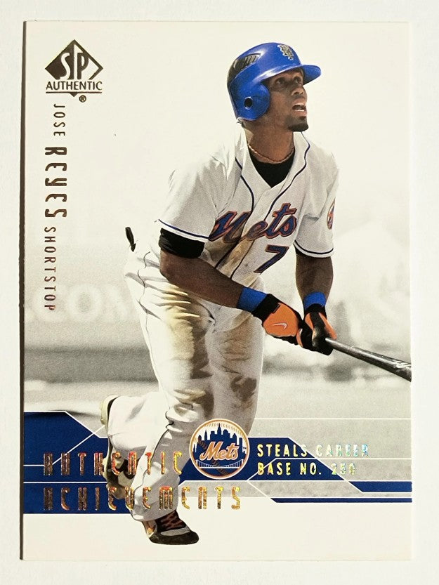 2008 SP Authentic Authentic Achievements #AA17 Jose Reyes