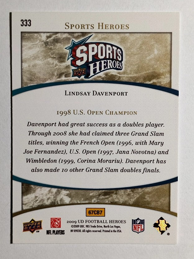 2009 Upper Deck Heroes #333 Lindsay Davenport